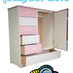Girls Closet Princess New Wardrobe Dresser Ropero Bonito 