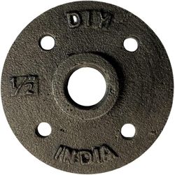 1/2" Black Iron Floor Flange - 10 Pack – Industrial Pipe Fittings