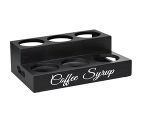 Coffee Syrup Organizer Rack Holder