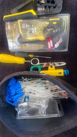 Klein Tools Pass-Thru Modular Crimper Kit with Accessories