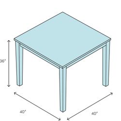 Mizell Counter Height Dining Table & 4 Dining Chairs
