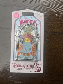 Dumbo Stain Glass Pin