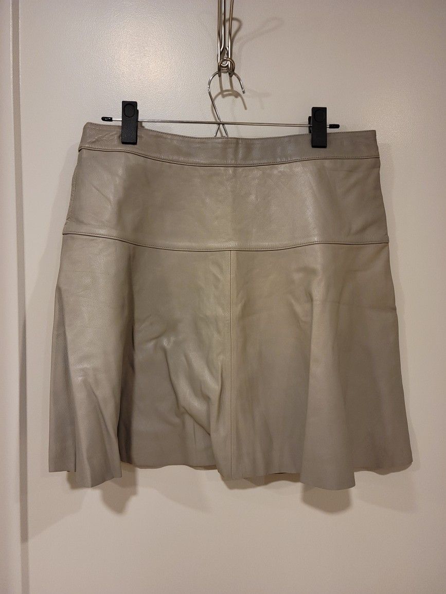 Leather Miniskirt 