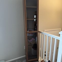 IKEA Walnut Bookcase 79” Tall