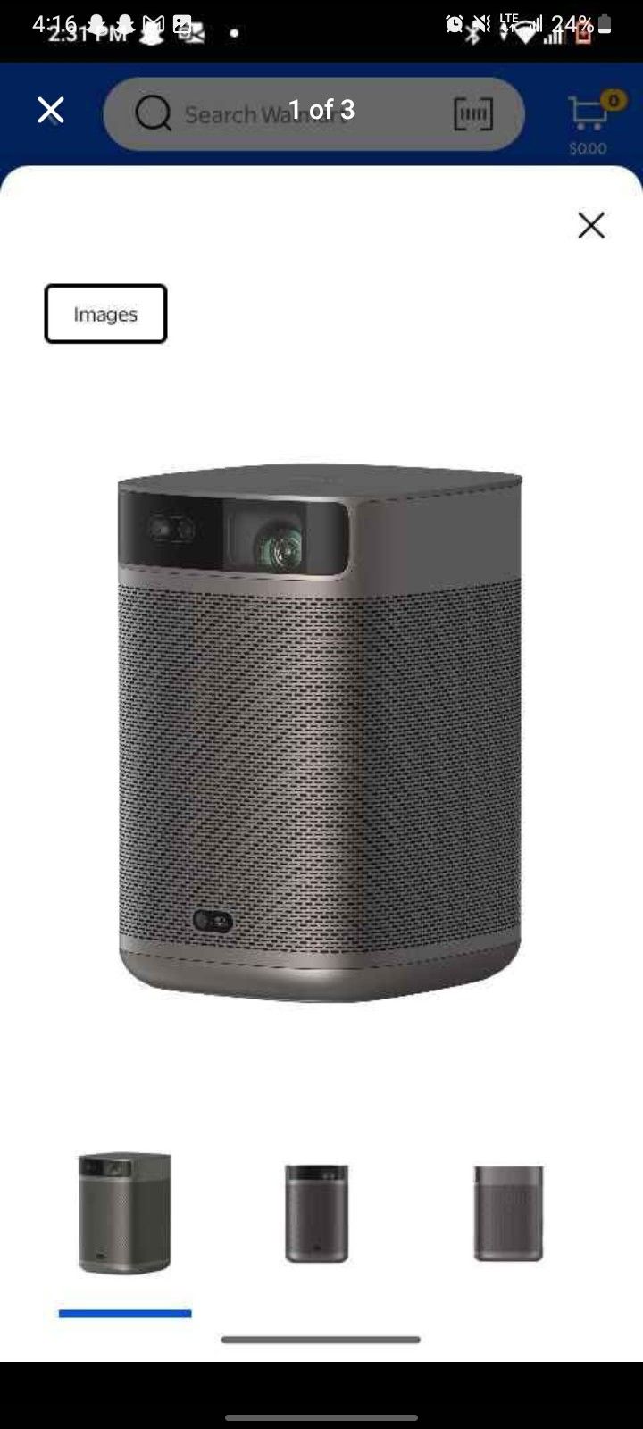 1080P Projector With Google TV