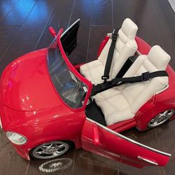 American Girl Doll Red RC Sports Car