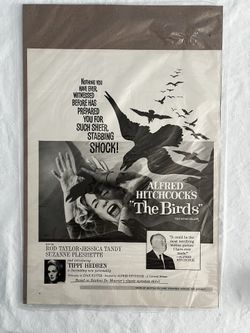 Alfred Hitchcock’s “The Birds” Advertisement Poster