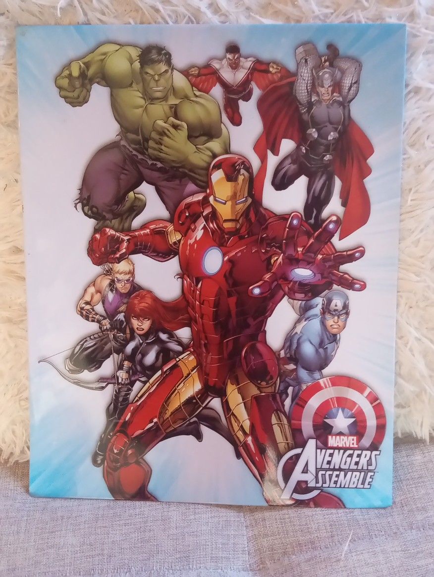 Marvel Avengers Assemble Metal Wall Hanging Sign