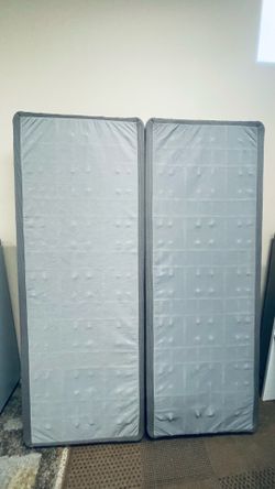Queen 2 PC Split Boxsprings, Easy to get upstairs 🚚 extra somier de cama tamaño queen de 2 piezas