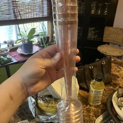 36 Rose Gold Glitter Plastic Champagne Flutes
