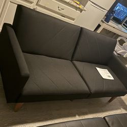 NEW Black Futon
