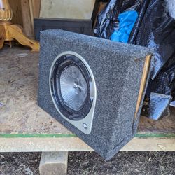 10" Sony Explode Sub In Sealed Truck Box