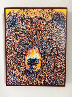 Daniel Curran "Bear" Limited Wood Edition (15/100) - 11x14