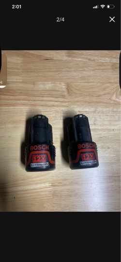 Bosch battery x2