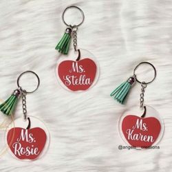 Teacher and Graduation keychains
