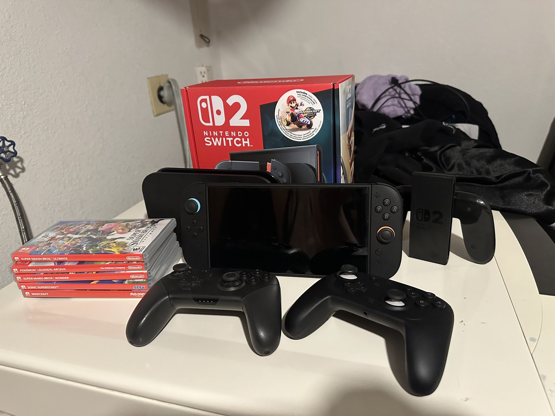 Nintendo Switch 2 + Controllers And Games