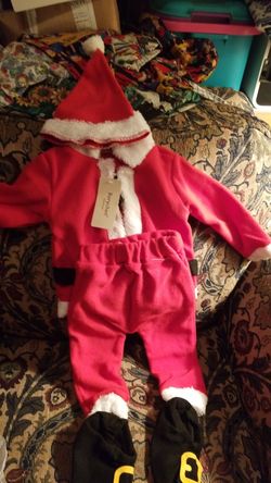 Santa Outfit newborn to 2 months old