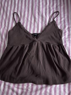 Brown Baby Doll Tank 