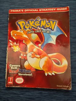 Pokemon Red/Blue: 1998 Prima Official Strategy Guide (Charizard cover)