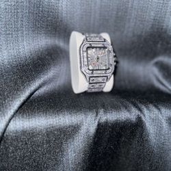 Iced Out Cartier Santos VVS