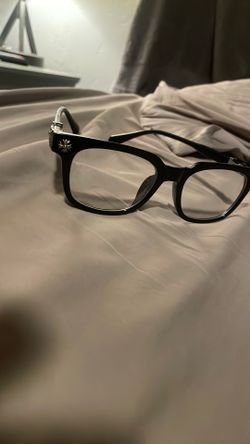 Chrome heart glasses