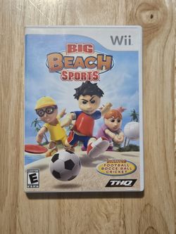 Big Beach Sports Nintendo Wii Video Game CIB Complete In Box With Manual