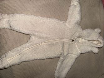 Baby Sherpa Fleece Bear Suit onesie