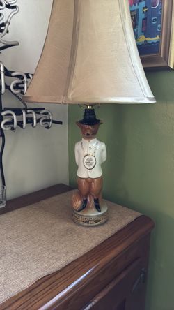 Jim Beams 100 year collectors Bottle Lamp. 1 of a kind re wired with all new components in Mint Condition .