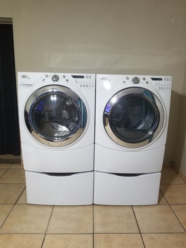 Whirlpool washer And Electric Dryer Free Deliver And Install 3 Month Warranty