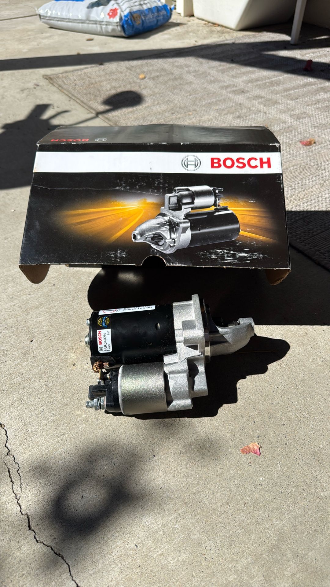 BMW Starter - 12-41-7-521-116-M14(- Bosch SR-0492-N