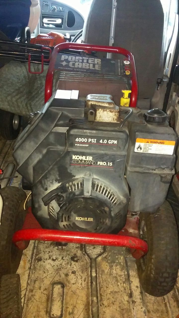 4000 psi porter cable commercial pressure cleaner