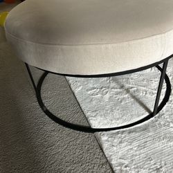 Suede Ottoman