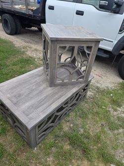 Coffee table and side table