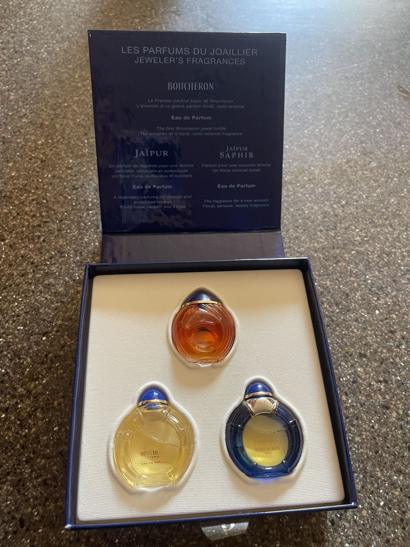 La Collection Jaoillier 3 Travel Size Perfume Sets New