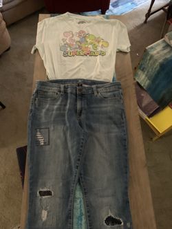 Tops and jeans size med tops jeans  7,8-9,10