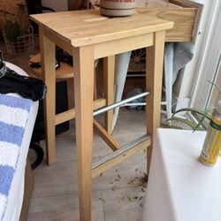 Natural Wood Stool
