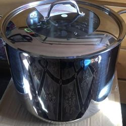 Olla Clásica Amplia Grande Con Su Parrilla 40qt Nueva Princes House