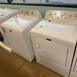 Maytag washing machine and gas dryer