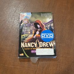 Nancy Drew Curse of Blackmoor Manor DVD Game Interactive New, sealed.
Light wear of outer package, internal box sealed, see the photos.
UPC 1