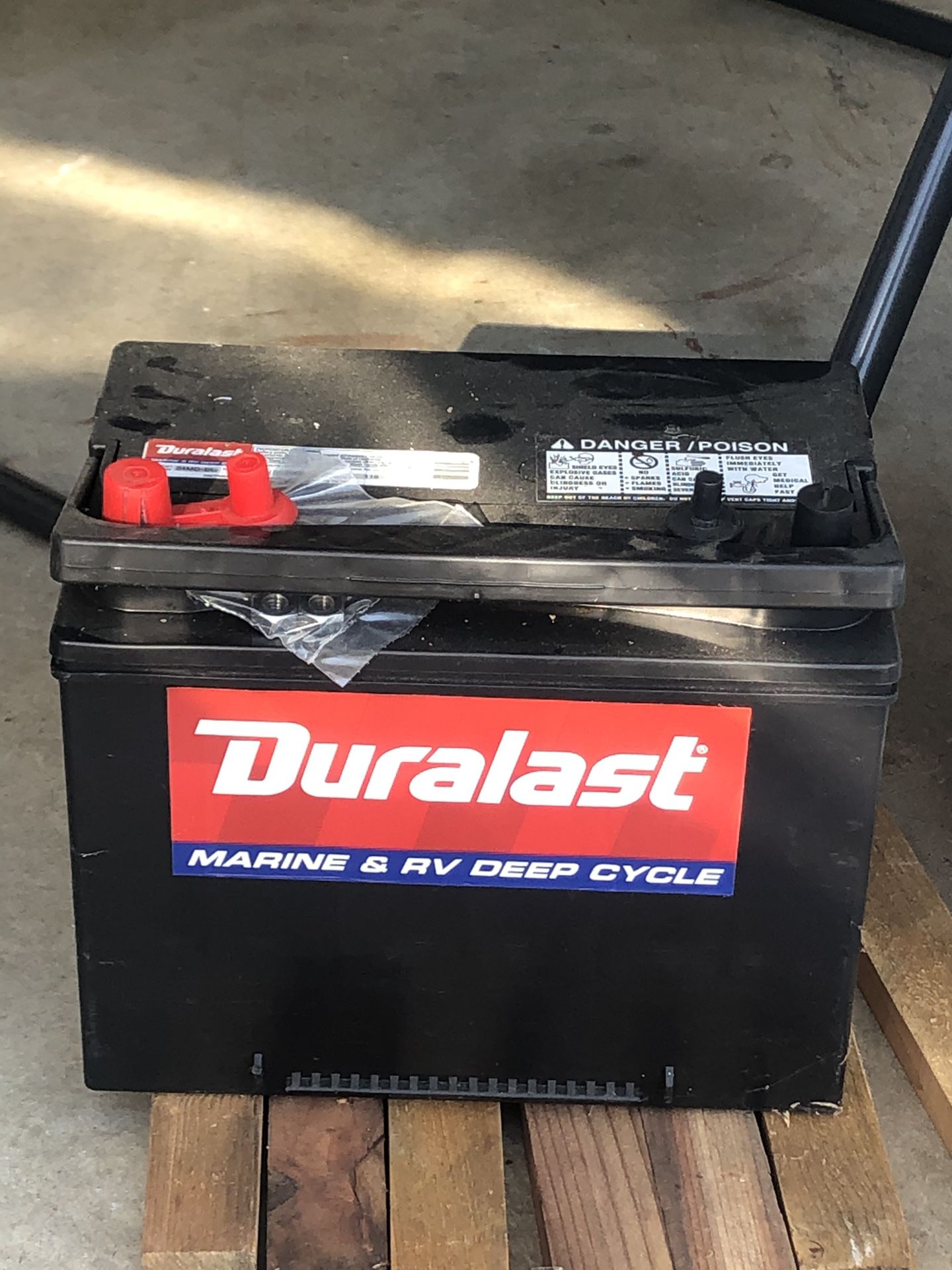 New Duralast marine and RV deep cycle battery