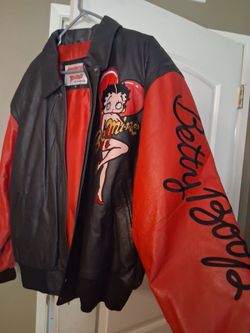 American toons Betty Boop leather jacket