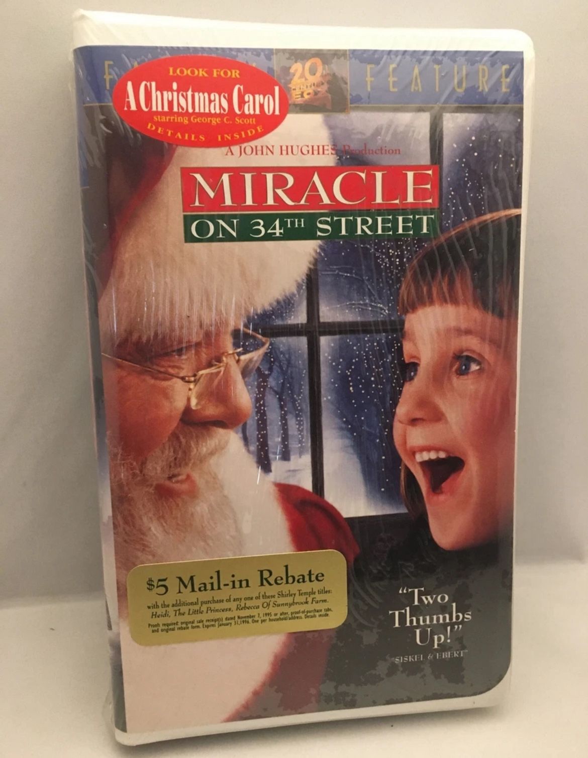 Miracle on 34th Street (VHS, 1995) -SEALED- See description below for details!
