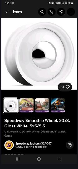 1 BRAND NEW 20" RIM