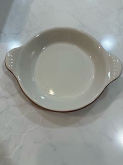 Brown Round Dishes Stoneware (5 count)