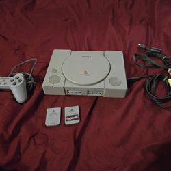 🕹️ Sony PS1 SCPH-1001 – Rare Launch Model + Controller + Game – $90