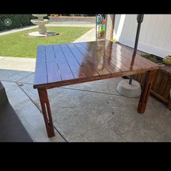 Wooden table for 8-12