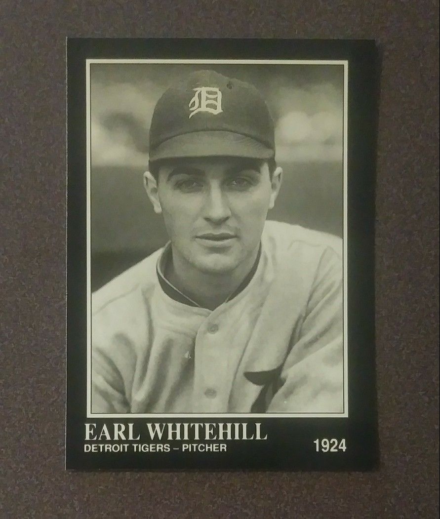 Sporting News 1991 Earl Whitehill Detroit Tigers #127 Baseball Card 1924 Vintage Collectible Sports Conlon Collection MLB