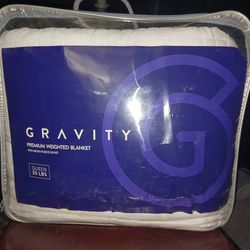 (Open/never used) Queen 35lb Gravity Premium Weighted Blanket