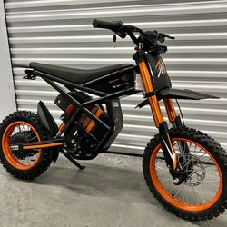 NEW - 2400W Electric Pit Bike, 37mph+, 4’8-6’2 Rider, 29inch High Seat, 21ah Removable Battery, Reversed Fork, GT54, Tuttio Similar
