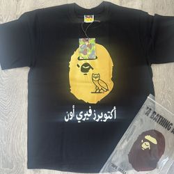 Bape X OVO Size Medium Brand New